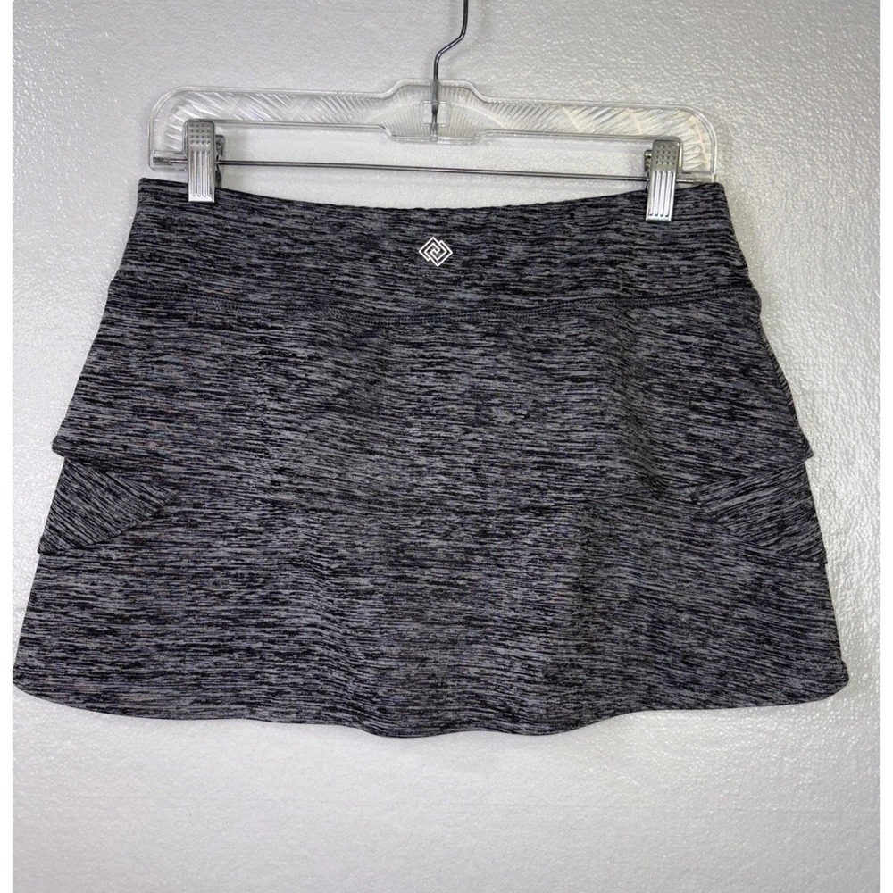 Zelos Women Skort Shorts Size S Gray Pull On Elastic Golf Tennis Pickleball